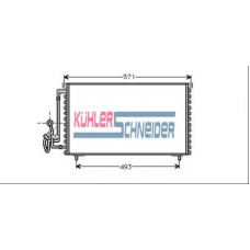 0720401 KUHLER SCHNEIDER Конденсатор, кондиционер