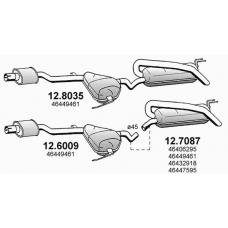 12.8035 ASSO Средний / конечный глушитель ог
