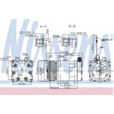 89657 NISSENS Компрессор, кондиционер