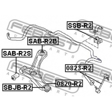 SSB-R2 FEBEST Опора, стабилизатор