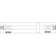 G1924.06 WOKING Тормозной шланг