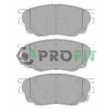 5000-1707 C PROFIT Комплект тормозных колодок, дисковый тормоз