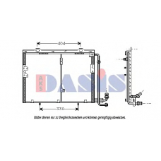 122060T AKS DASIS Конденсатор, кондиционер