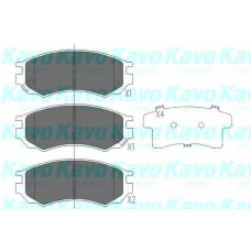 KBP-6531 KAVO PARTS Комплект тормозных колодок, дисковый тормоз