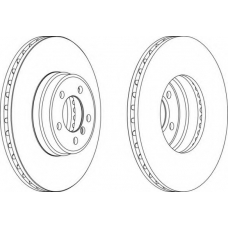 DDF1411-1 FERODO Тормозной диск