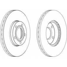 DDF1014C FERODO Тормозной диск