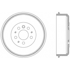 BAD9013.10 OPEN PARTS Тормозной барабан