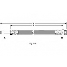 PHB258 TRW Тормозной шланг