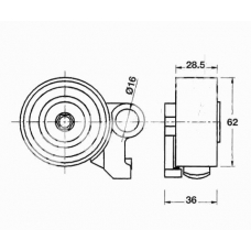 ITB-6236 IPS Parts Устройство для натяжения ремня, ремень грм