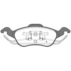 BPA0691.00 OPEN PARTS Комплект тормозных колодок, дисковый тормоз