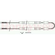 431134B BENDIX Трос, стояночная тормозная система