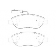 WBP23711A WAGNER LOCKHEED Комплект тормозных колодок, дисковый тормоз