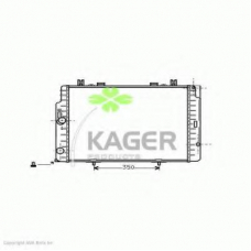 31-3549 KAGER Радиатор, охлаждение двигателя