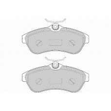 FD7028N NECTO Комплект тормозных колодок, дисковый тормоз