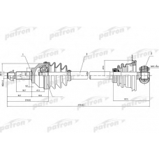PDS0196 PATRON Приводной вал