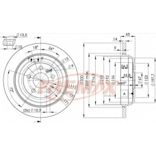 BD-3508 FREMAX Тормозной диск