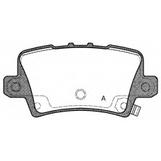 BPA1206.02 OPEN PARTS Комплект тормозных колодок, дисковый тормоз