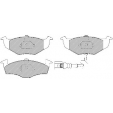 FSL1634 FERODO Комплект тормозных колодок, дисковый тормоз