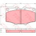 GDB352 TRW Комплект тормозных колодок, дисковый тормоз