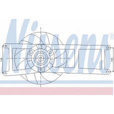 85145 NISSENS Вентилятор, охлаждение двигателя