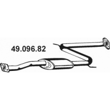49.096.82 EBERSPACHER Средний глушитель выхлопных газов