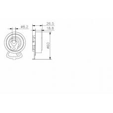 TKR 9210 TIMKEN Натяжной ролик, ремень грм