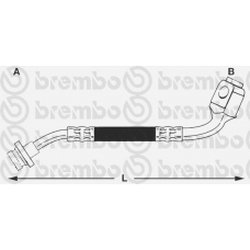 T 24 043 BREMBO Тормозной шланг