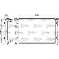 732839 VALEO Радиатор, охлаждение двигателя