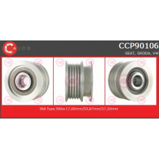 CCP90106 CASCO Ременный шкив, генератор