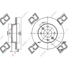 BD1273 DJ PARTS Тормозной диск