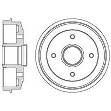 VBD646 MOTAQUIP Тормозной барабан