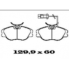 BL1222A2 FTE Колодки тормозные