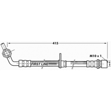 FBH7279 FIRST LINE Тормозной шланг
