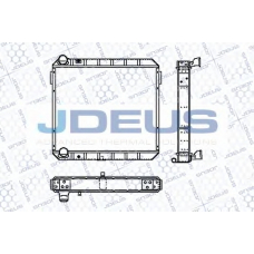 RA1120300 JDEUS Радиатор, охлаждение двигателя