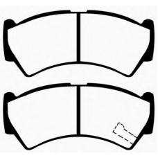J PA-815AF JAPANPARTS Комплект тормозных колодок, дисковый тормоз