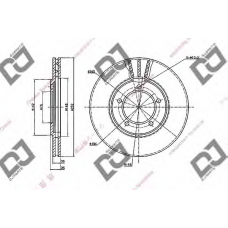 BD2010 DJ PARTS Тормозной диск