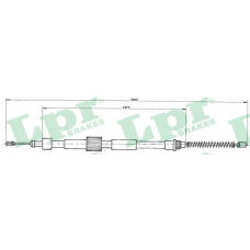 C0978B LPR Трос, стояночная тормозная система