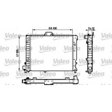 732110 VALEO Радиатор, охлаждение двигателя
