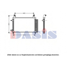 512043N AKS DASIS Конденсатор, кондиционер