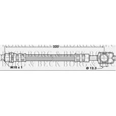 BBH6917 BORG & BECK Тормозной шланг