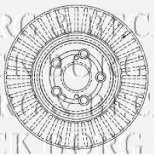 BBD4459 BORG & BECK Тормозной диск