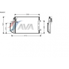 MSA5257 AVA Конденсатор, кондиционер