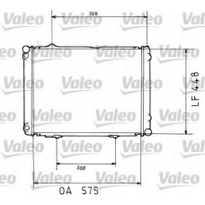 819385 VALEO Радиатор, охлаждение двигателя