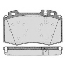 RA.0791.0 RAICAM Комплект тормозных колодок, дисковый тормоз