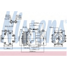 89120 NISSENS Компрессор, кондиционер