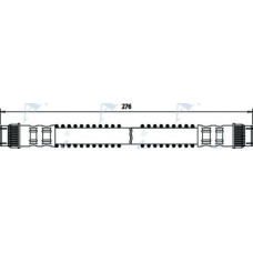 HOS3242 APEC Тормозной шланг