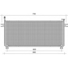 350203400000 MAGNETI MARELLI Конденсатор, кондиционер