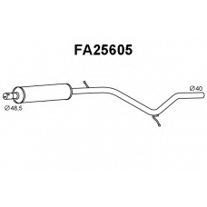 FA25605 VENEPORTE Предглушитель выхлопных газов