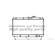 H557-38 ASHUKI Радиатор, охлаждение двигателя