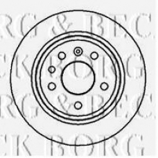 BBD4883 BORG & BECK Тормозной диск